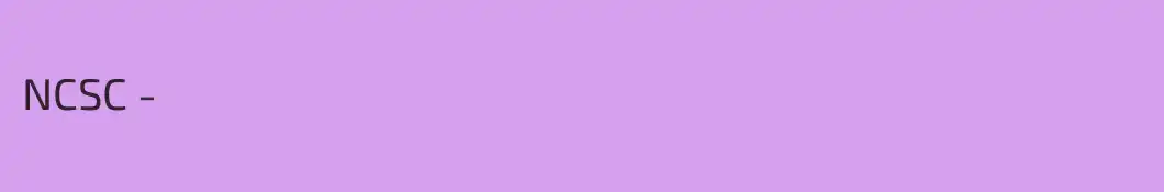 NCSC -